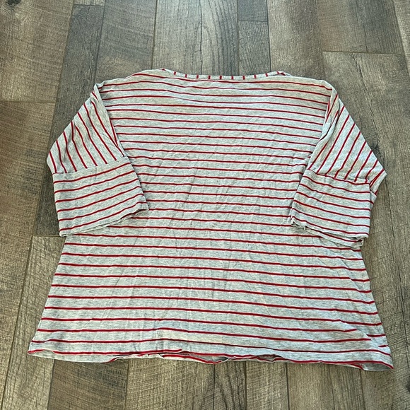 Lilla P large red and gray shirt - Picture 3 of 5